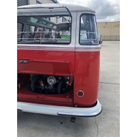 Type2 Split 55-63 Safari window, rear stainless Deluxe/Samba