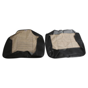 Type2 bay seat upholstery 08/1968-07/1973 black 2/3 bench...