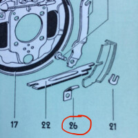 T1 NOS Blattfeder für Druckstange 55-63 Vergl.Nr. 21160