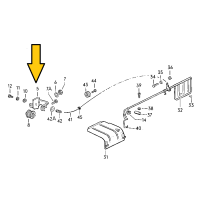 T2 T3 Halter, Kühl-Thermostat, Typ 4 GEBRAUCHT Vergl.Nr