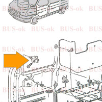 T4 deurpaneelclip orig.VW 321867299B 5