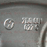 T5 Stahlfelge Volkswagen Originalteil 6Jx16 ET53 VerglNr. 7D