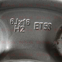 T5 Stahlfelge Volkswagen Originalteil 6Jx16 ET53 VerglNr. 7D