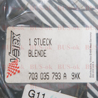 T4 Verkleidung Lautsprecherabdeckung grau VW  Originalzubeh&