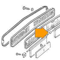 Type2 Bay Connenction Piece Front Ventilation Flap OEM-Nr. 2
