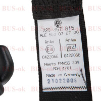 T4 Safety Belt for Double Cabin Volkswagen Original Part OEM