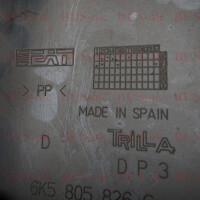 Seat Halter Luftführung NEU Ver. 6K5805826C Originaltei