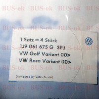 VW Golf Bora Sitzbezüge Rückbank NEU/OVP Ver. 1J90