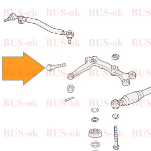 T2 schroef tbv pitman-arm N0101427