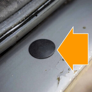 T4 afdekkapje bumper TOP! 701807179 2BC