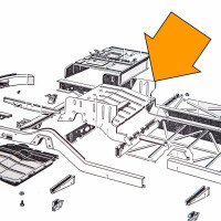 Type2 Split Longitudinal Beam Insert right OEM-Nr. 211-703-3