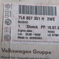 Genuine VW Touareg Trim for models with wood inlay burr waln