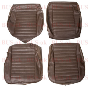 Type2 bay seat cover set 8.73-7.79 both front seats brown...