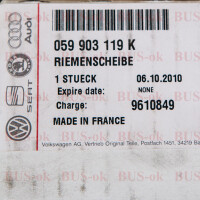 Riemenscheibe f. VW Touareg NEU/OVP Originalteil Vergl. 0599