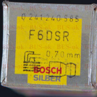 Genuine BOSCH Silver Electrode Spark Plug OE-Nr.  F6DSR 3