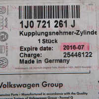T4 Kupplungsnehmer-Zylinder Volkswagen Originalteil Vergl. 1