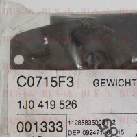 Original VW Audi Gewicht Lenkung NEU/OVP Vergl. 1J0419526 2