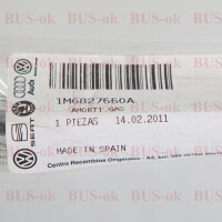 Genuine Seat Leon Gas Spring Tailgate OE-Nr. 1M6827550A 2