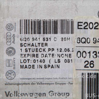 T5 Lichtschalter Volkswagen Originalteil Vergl. 6Q0941531C 2