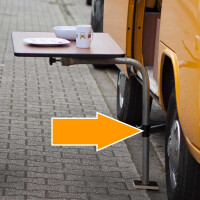 T2 Außenhalterung für Westfalia Tisch in Wagenheb