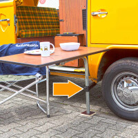 T2 Außenhalterung für Westfalia Tisch in Wagenheb