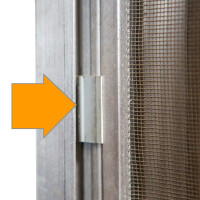 Type2 bay clip for Louvre Window Mosquito Net Frame 3