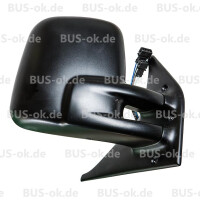 T4 exterior mirror housing, black,electric/heated offside (r