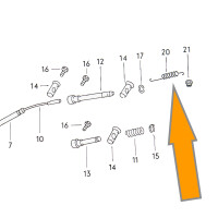 T25  tension spring for flat engine type4, up to 7.82,  OEM 