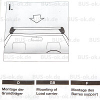Dakdragers T5 orig.VW 7H0071126 A 6