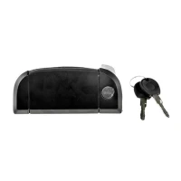 T4 cab door handle left, Reproduction OEM partnr. 701837205 