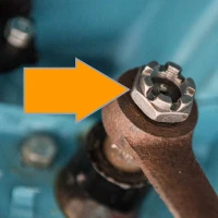 Type2 early bay nut for steering gear OEM Partnr. N112162 4