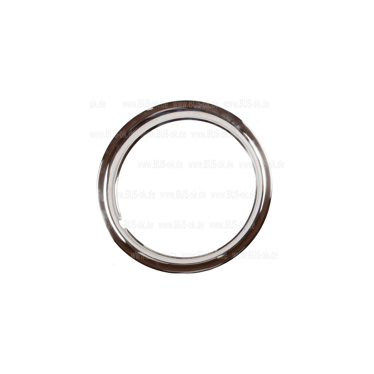 Whitewall (2cm white) Trims Set with stainless Trim Rings for 15in Wh