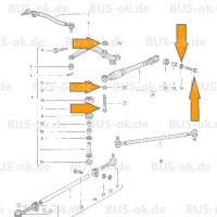 Type2 bay mounting kit steering damper OEM partnr.  N0104403