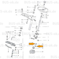 Type2 bay screw set for lower steering column OEM partnr. N 