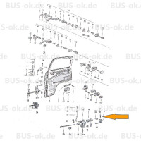 T1 T2 schroeven deurvanger N0142571 2