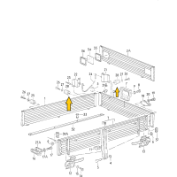T3 aanslagrubber laadklep 37mm pickup/doka orig.VW 245829577