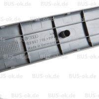 T4 Abdeckung Sicherheitsgurt hellgrau, orig VW Verglnr. 7038
