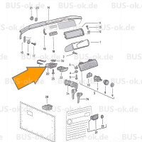 T2 Aschenbechergehäuse gebraucht Verglnr. 311857305C 4
