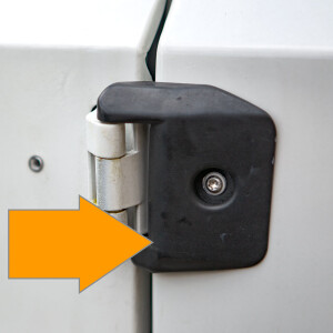 T3 scharnierkapje doka op carrosserie 247841564