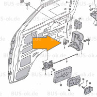 T3 huls deurslot orig.VW 251837079 3