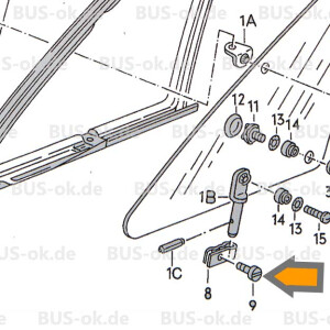 T3 schroeven klapraamklem N01412913