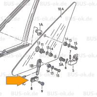 T3 klem klapraam orig.VW 251837673 3