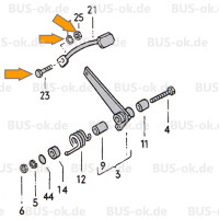 T1/T2 schroeven rem- of kopp.pedaal N01024222 N0120387 N0110