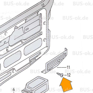 T3 schroevenset luchtrooster in deur N0139655