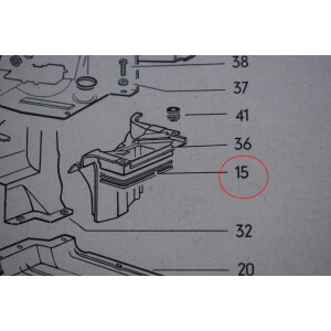 Type2 bay gasket for oil cooler orig. VW OEM partnr....
