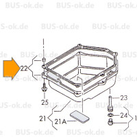 T4 Seal, automatic transmission oil pan OEM partnr. 09832137