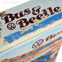 T2 en kever cabrio voorraadblik met vintage look XL surf coa