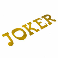 T3 Dekorfoliensatz "Joker" Gold 10-teilig Verglnr.