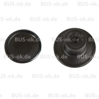 T3 Mantelhaken schwarz, orig. VW, NOS Verglnr. 255857629 01C