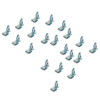 Type2 bay window door panel clips 21 pcs gallery